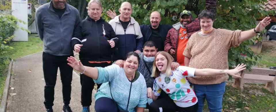 Patients de l'HDJ rugby téléthon 2022